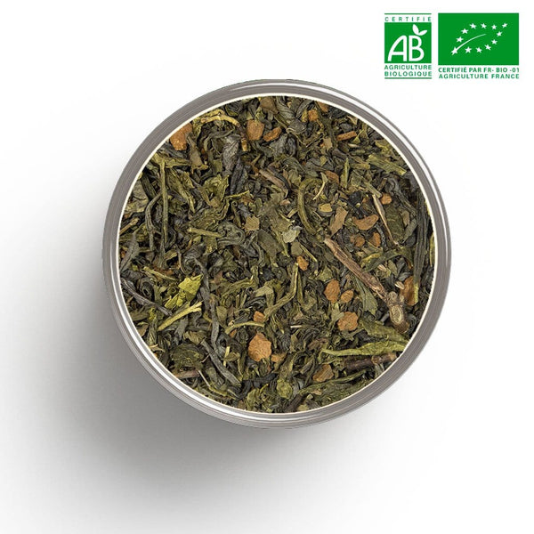 Tè verde organico chacho (menta alla cannella) all'ingrosso