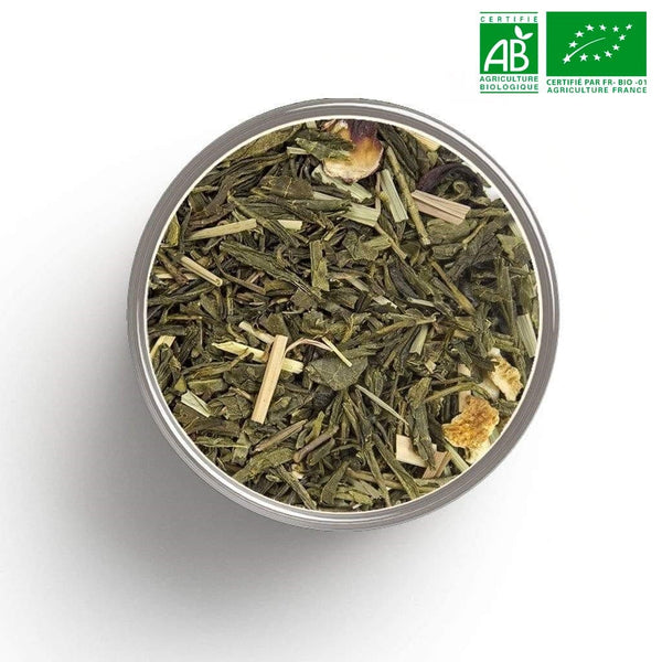 Tè verde biologico (limone, lampone) sfuso