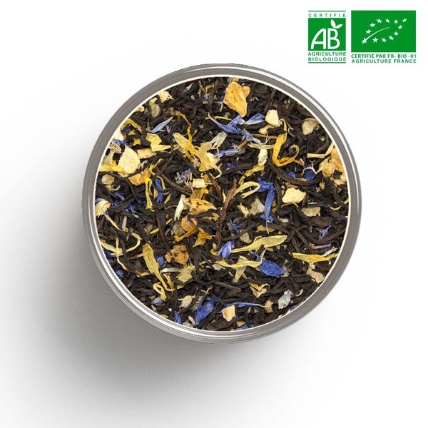 Tè nero biologico (albicocca, zenzero) sfuso