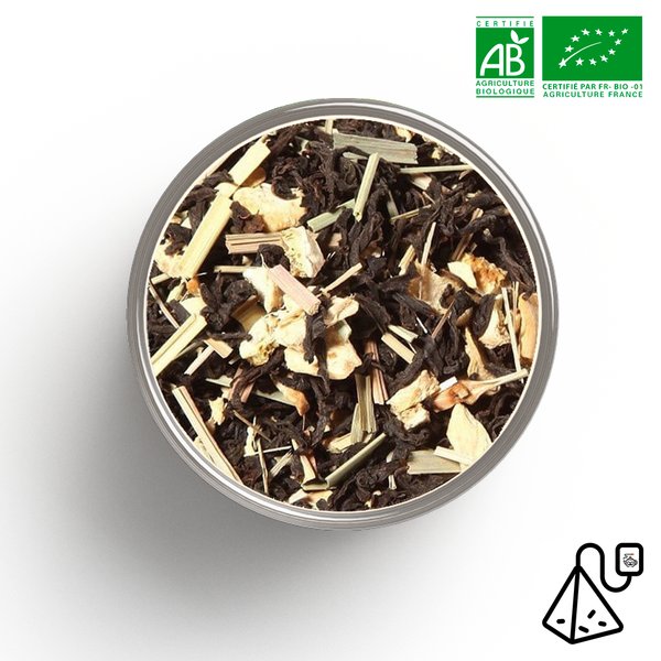 Tè nero FIFO biologico (zenzero-limone) - Bustine da tè