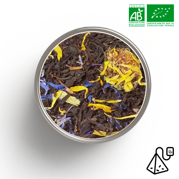 Tè nero russo Earl Grey biologico - Bustine di tè